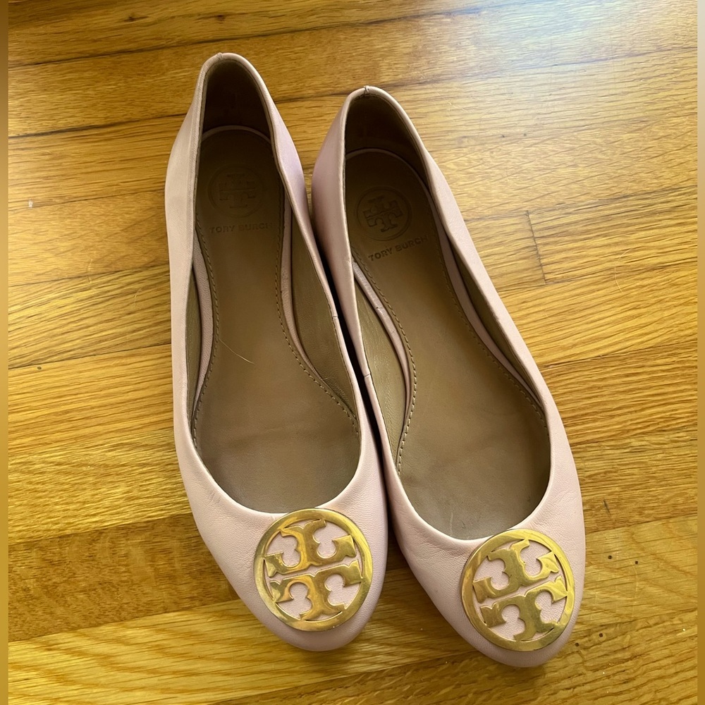 Tory Burch Flats Size 5 - Baby Pink